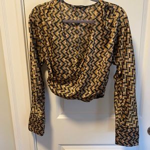Zara 70’s style blouse